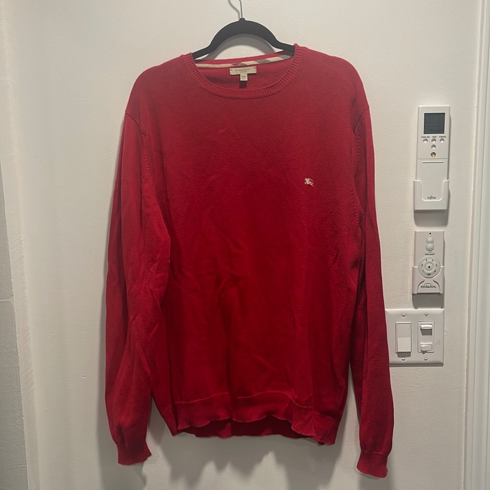 Men’s Burberry Sweater Red (XXL)